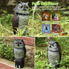Rotating Head Owl Garden Decoy
